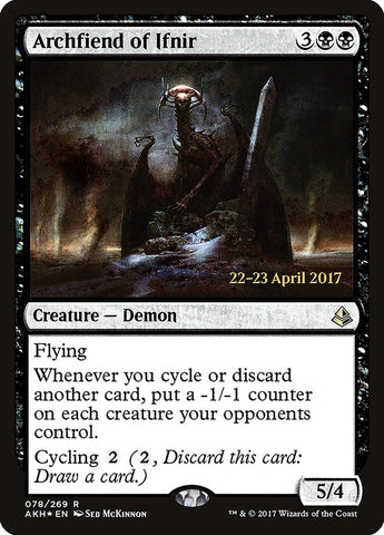 Archfiend of Ifnir [Amonkhet Prerelease Promos] - Bea DnD Games