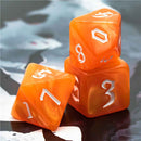 Archmagi's Fire - 7 Piece Polyhedral Dice Set + Dice Bag - Bea DnD Games