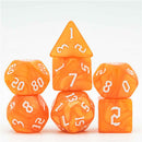 Archmagi's Fire - 7 Piece Polyhedral Dice Set + Dice Bag - Bea DnD Games