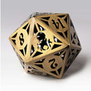 Archon - 60mm Hollow Metal D20 Dice by Kraken Dice - Bea DnD Games