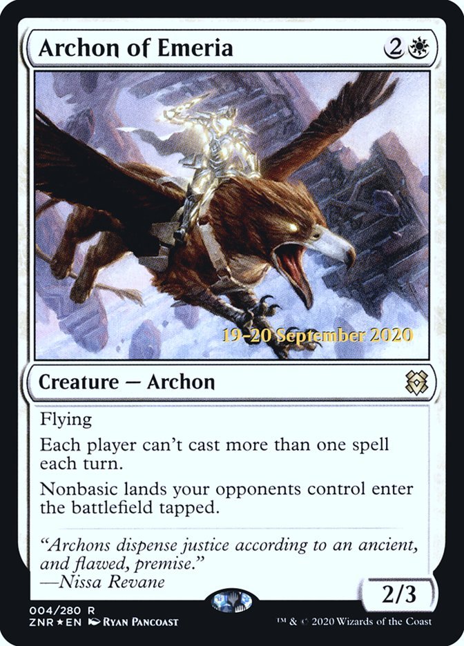 Archon of Emeria [Zendikar Rising Prerelease Promos] - Bea DnD Games