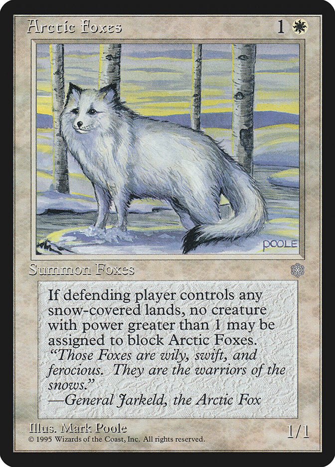Arctic Foxes [Ice Age] - Bea DnD Games