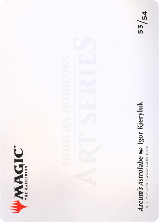 Arcum's Astrolabe // Arcum's Astrolabe [Modern Horizons Art Series] - Bea DnD Games