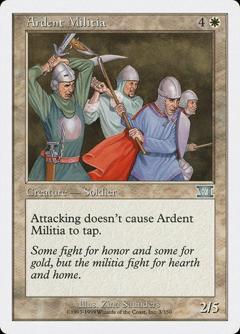 Ardent Militia [Classic Sixth Edition] - Bea DnD Games