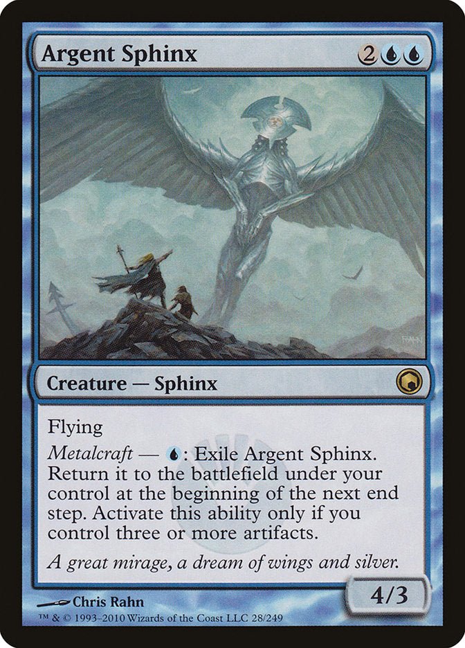Argent Sphinx [Scars of Mirrodin] - Bea DnD Games