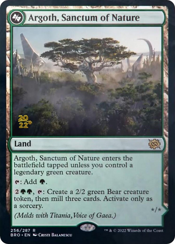 Argoth, Sanctum of Nature [The Brothers' War Prerelease Promos] - Bea DnD Games