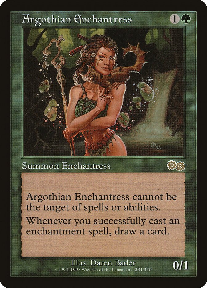 Argothian Enchantress [Urza's Saga] - Bea DnD Games