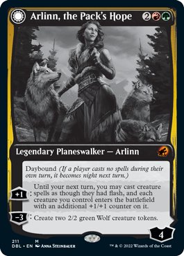 Arlinn, the Pack's Hope // Arlinn, the Moon's Fury [Innistrad: Double Feature] - Bea DnD Games