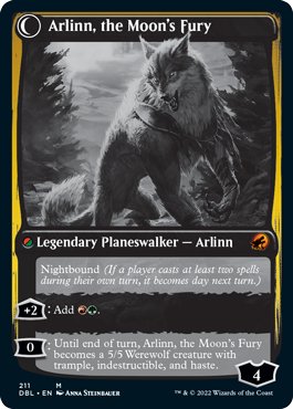 Arlinn, the Pack's Hope // Arlinn, the Moon's Fury [Innistrad: Double Feature] - Bea DnD Games