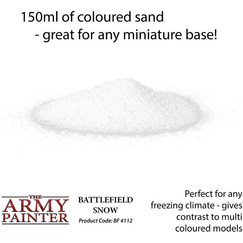 Army Painter Basing - Battlefield Snow - Bea DnD Games