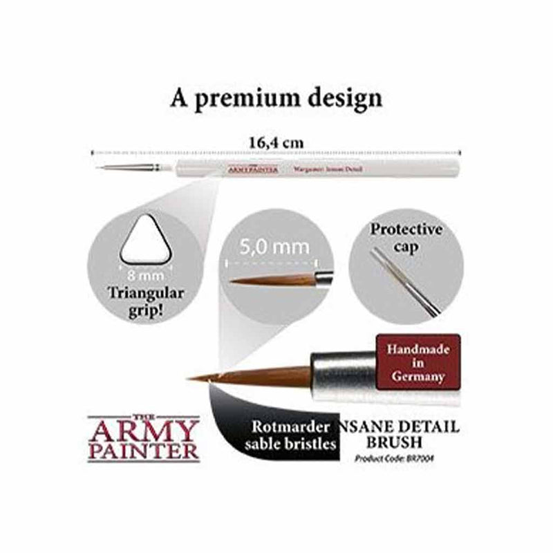 Army Painter Brushes - Wargamer Brush - Insane Detail - Bea DnD Games