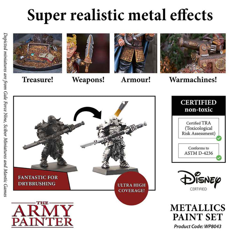 Army Painter Metallics Paint Set - Bea DnD Games
