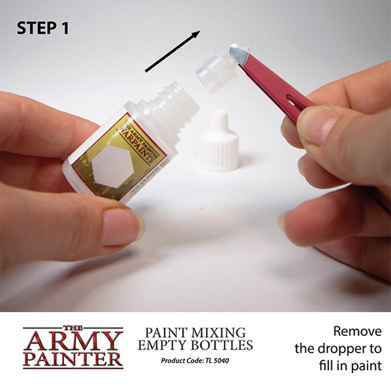 Army Painter Tools - Empty Paint Mixing Bottles - Bea DnD Games