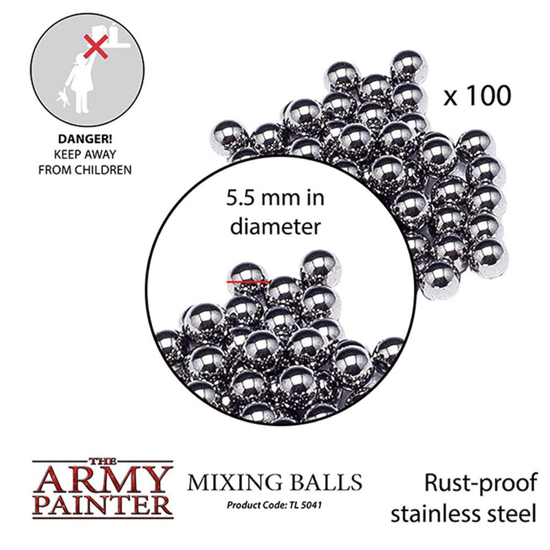 Army Painter Tools - Paint Mixing Balls Stainless Steel - Bea DnD Games
