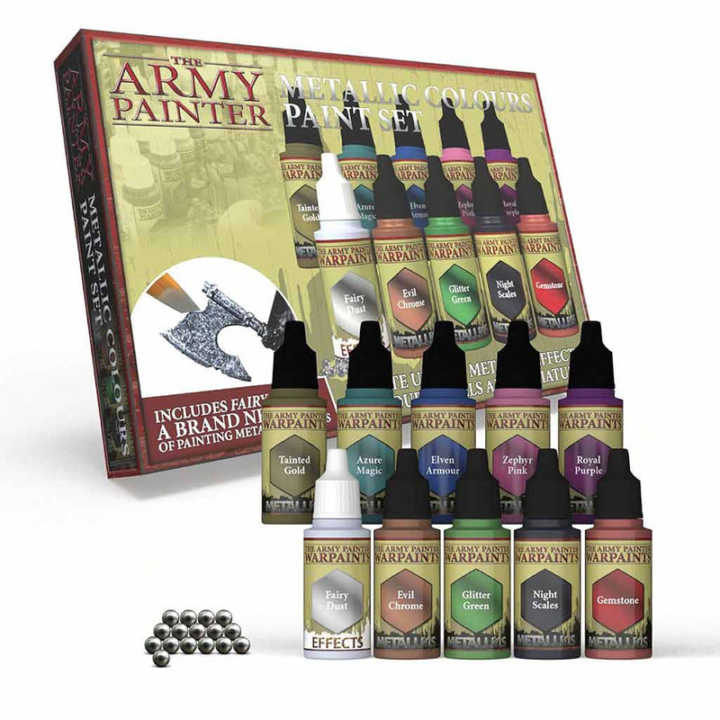 Army Painter Warpaints Metallic Colours Paint Set - Bea DnD Games