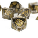 Artificer - Handcrafted Sharp Edge Dice Set & Dice Case - Bea DnD Games