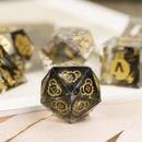Artificer - Handcrafted Sharp Edge Dice Set & Dice Case - Bea DnD Games