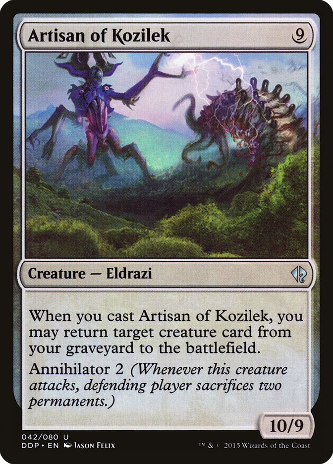 Artisan of Kozilek [Duel Decks: Zendikar vs. Eldrazi] - Bea DnD Games