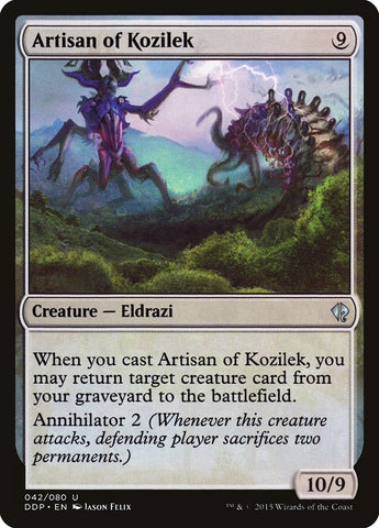 Artisan of Kozilek [Duel Decks: Zendikar vs. Eldrazi] - Bea DnD Games