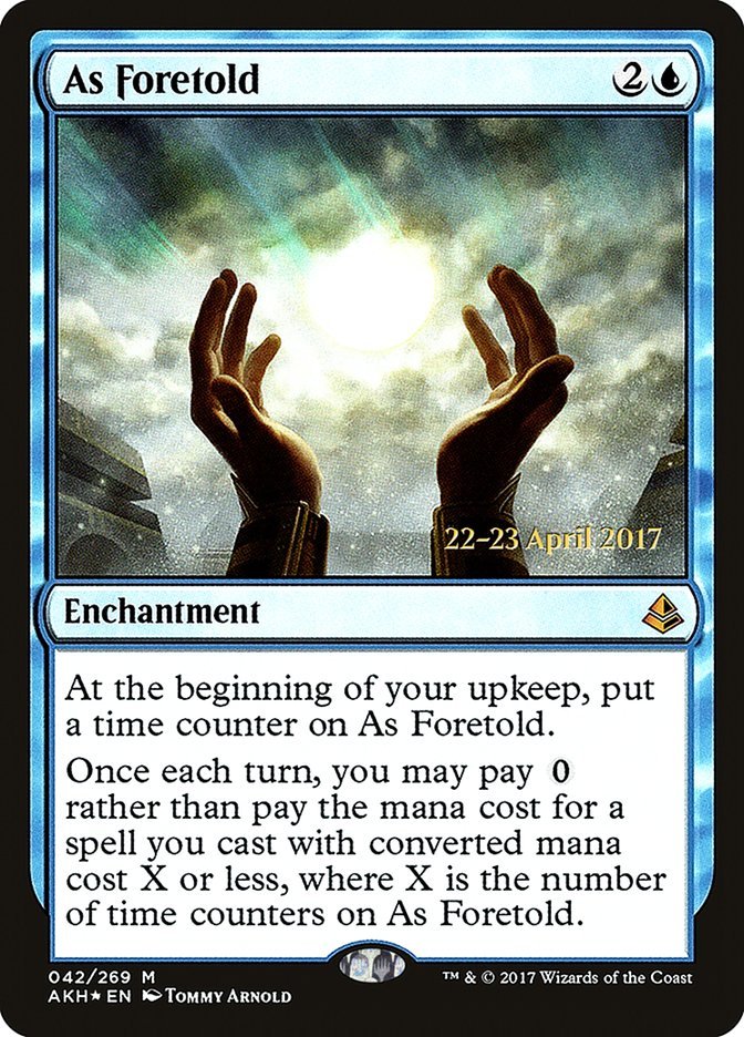 As Foretold [Amonkhet Prerelease Promos] - Bea DnD Games