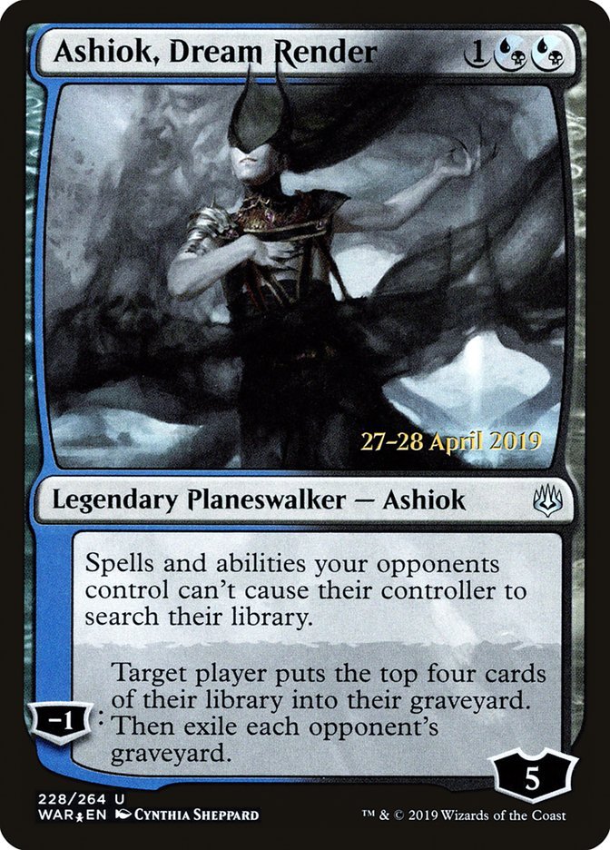 Ashiok, Dream Render [War of the Spark Prerelease Promos] - Bea DnD Games