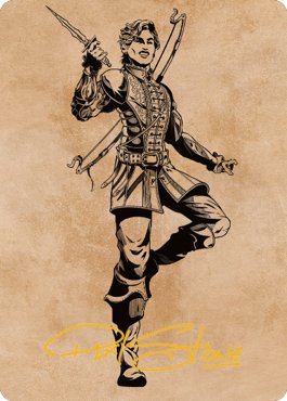 Astarion, the Decadent Art Card (Gold-Stamped Signature) [Commander Legends: Battle for Baldur's Gate Art Series] - Bea DnD Games