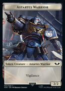 Astartes Warrior // Robot Double-Sided Token (Surge Foil) [Warhammer 40,000 Tokens] - Bea DnD Games