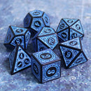 Astrological Power - 7 Piece Polyhedral Dice Set + Dice Bag - Bea DnD Games