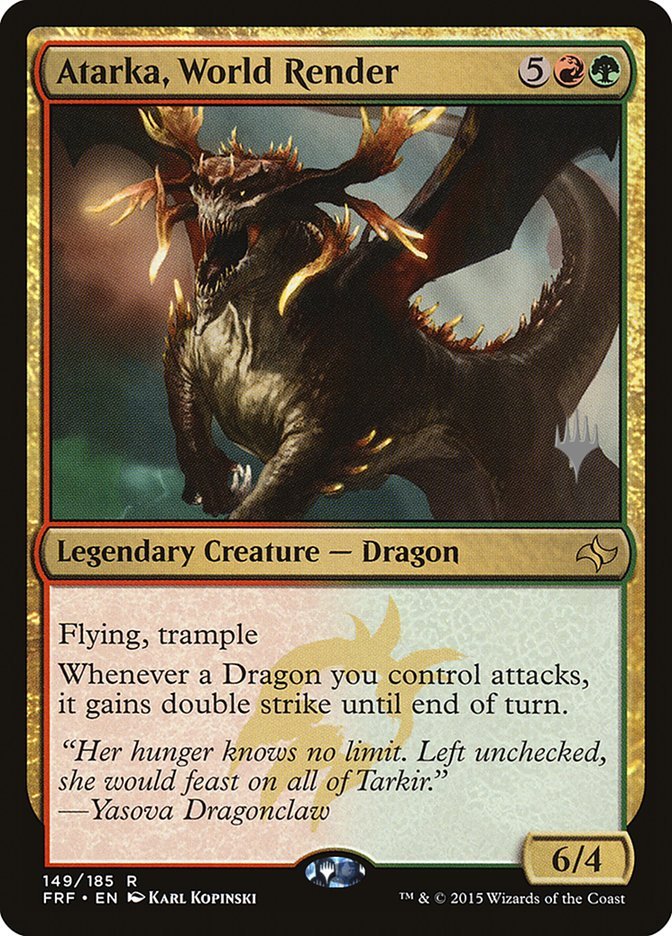 Atarka, World Render (Promo Pack) [Fate Reforged Promos] - Bea DnD Games