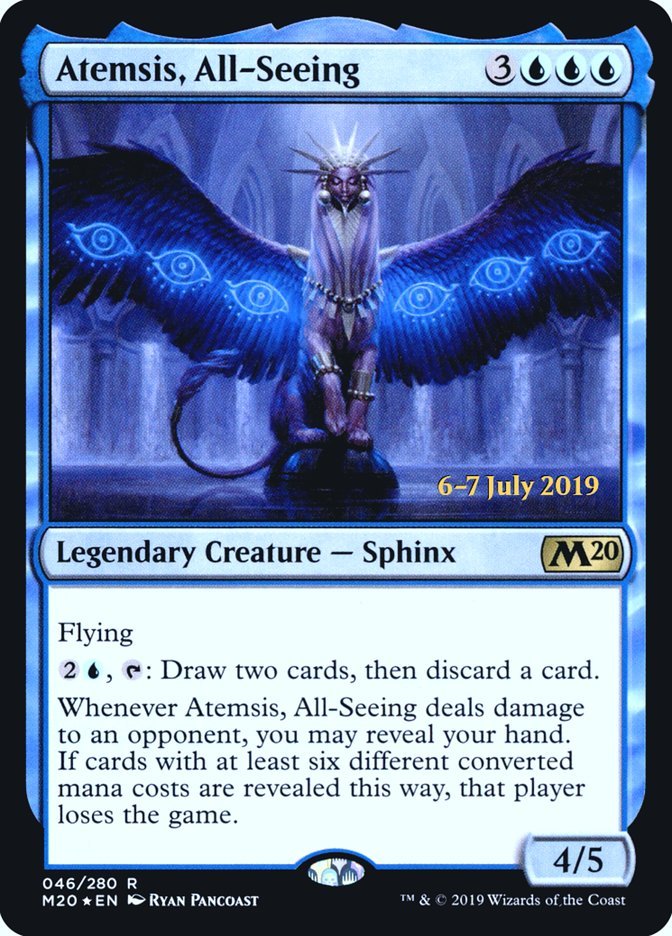 Atemsis, All-Seeing [Core Set 2020 Prerelease Promos] - Bea DnD Games