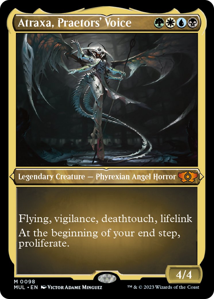 Atraxa, Praetors' Voice (Foil Etched) [Multiverse Legends] - Bea DnD Games