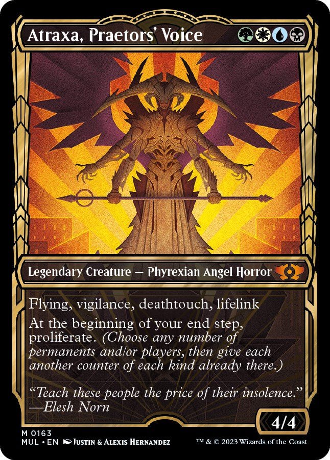 Atraxa, Praetors' Voice (Halo Foil) [Multiverse Legends] - Bea DnD Games
