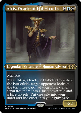 Atris, Oracle of Half-Truths (Foil Etched) [Multiverse Legends] - Bea DnD Games