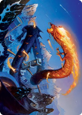 Atsushi, the Blazing Sky 1 Art Card [Kamigawa: Neon Dynasty Art Series] - Bea DnD Games