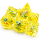 Autumn Nymph - 7 Piece Polyhedral Dice Set + Dice Bag - Bea DnD Games