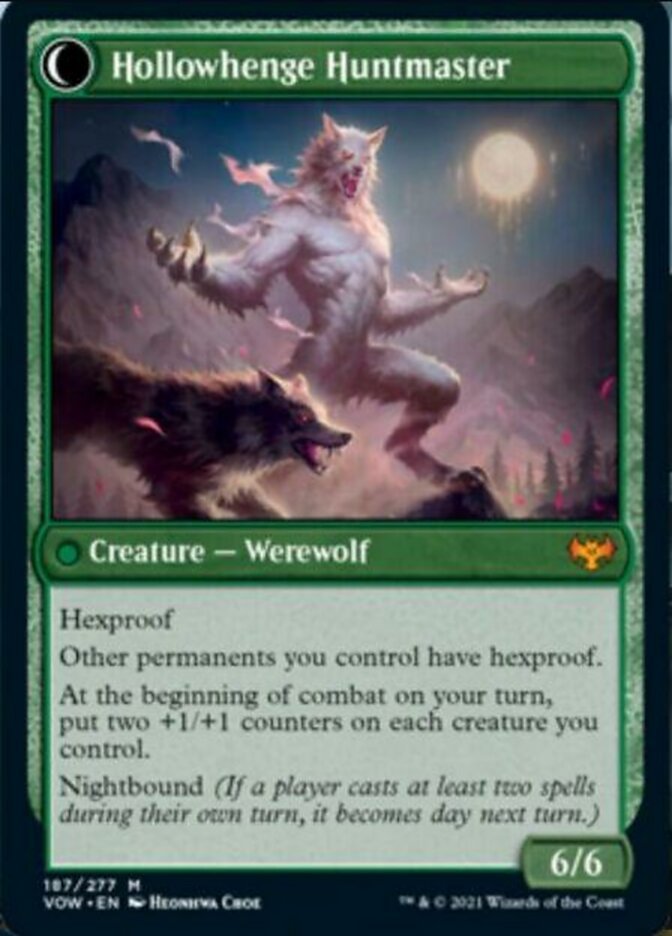 Avabruck Caretaker // Hollowhenge Huntmaster [Innistrad: Crimson Vow] - Bea DnD Games