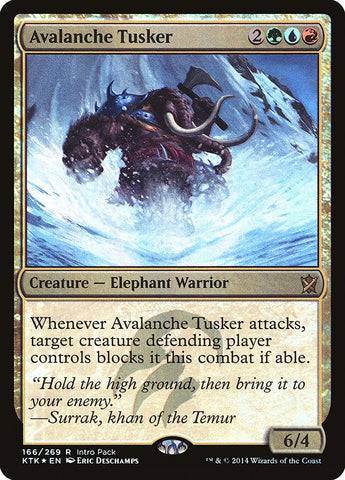 Avalanche Tusker (Intro Pack) [Khans of Tarkir Promos] - Bea DnD Games