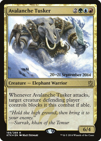 Avalanche Tusker [Khans of Tarkir Prerelease Promos] - Bea DnD Games