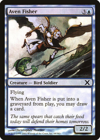 Aven Fisher (Premium Foil) [Tenth Edition] - Bea DnD Games