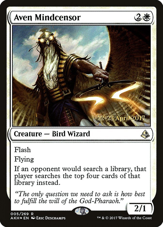Aven Mindcensor [Amonkhet Prerelease Promos] - Bea DnD Games