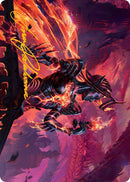 Ayara, Furnace Queen Art Card (Gold-Stamped Signature) [March of the Machine Art Series] - Bea DnD Games