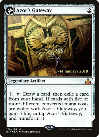 Azor's Gateway // Sanctum of the Sun [Rivals of Ixalan Prerelease Promos] - Bea DnD Games