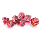 Azraels Eye - 7 Piece Polyhedral Dice Set + Dice Bag - Bea DnD Games