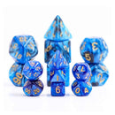 Baby Blue Wyrm - Mini Polyhedral Dice Set - Bea DnD Games