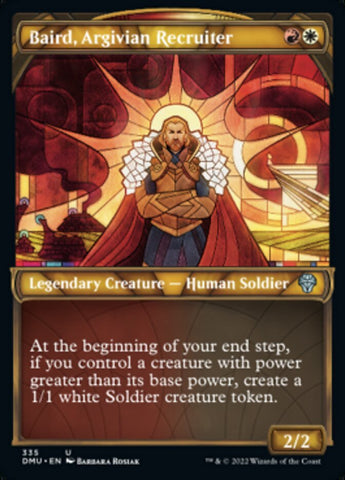 Baird, Argivian Recruiter (Showcase Textured) [Dominaria United] - Bea DnD Games