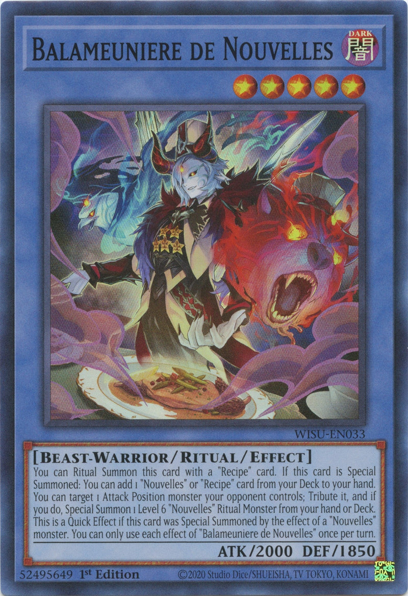 Balameuniere de Nouvelles [WISU-EN033] Super Rare - Bea DnD Games