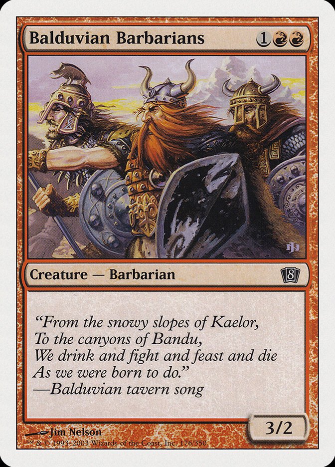 Balduvian Barbarians [Eighth Edition] - Bea DnD Games