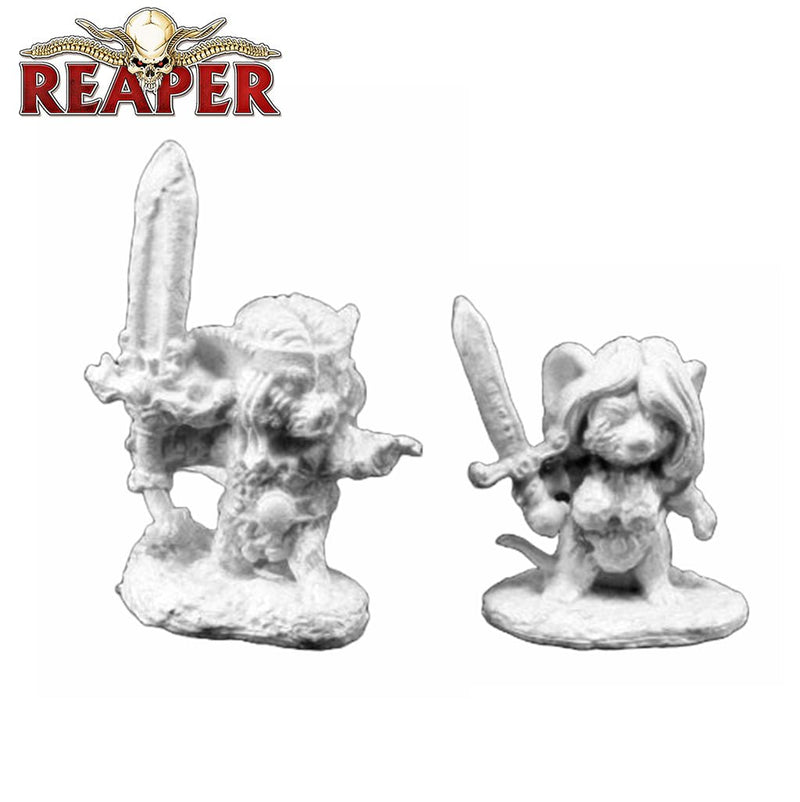 Barbarian Mouslings - Dark Heaven Bones Unpainted Miniatures by Reaper Miniatures - Bea DnD Games
