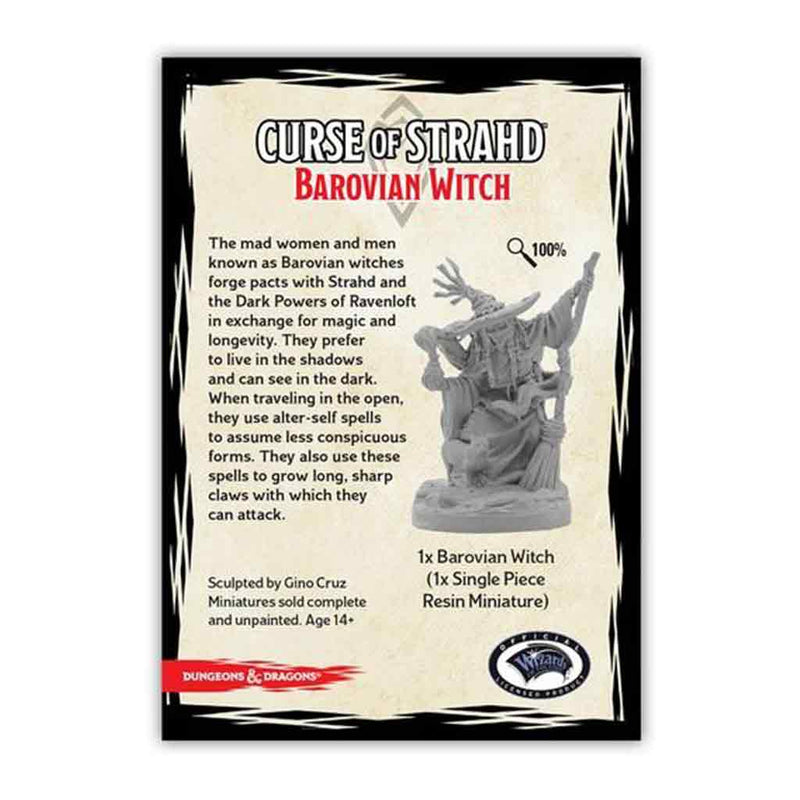 Barovian Witch - Curse of Strahd - D&D Collectors Series Unpainted Miniatures - Bea DnD Games