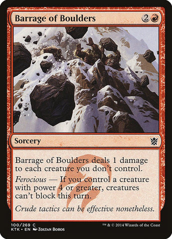 Barrage of Boulders [Khans of Tarkir] - Bea DnD Games